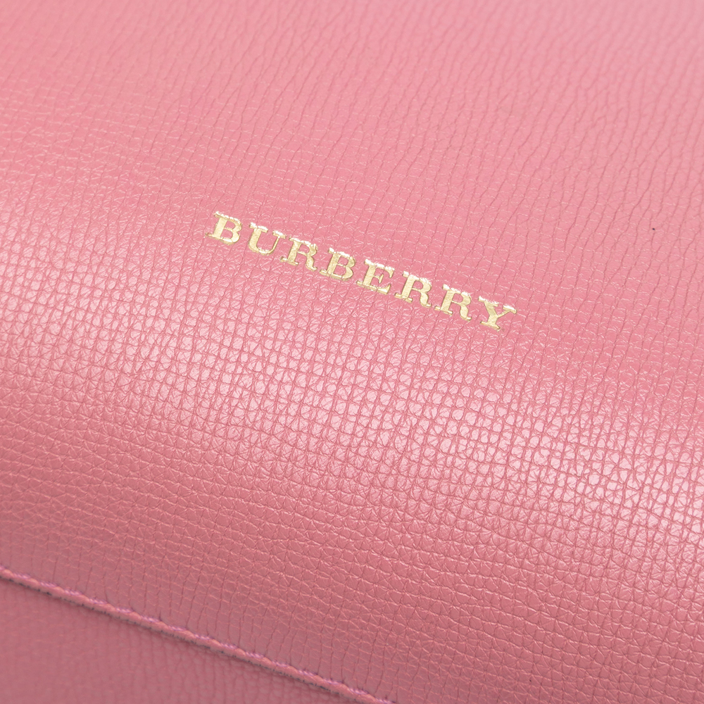 Burberry Pink Leather Satchel - Picture 5 of 7